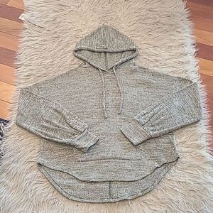 SO womens Green‎ soft polyester stretch hooded long sleeve shirt